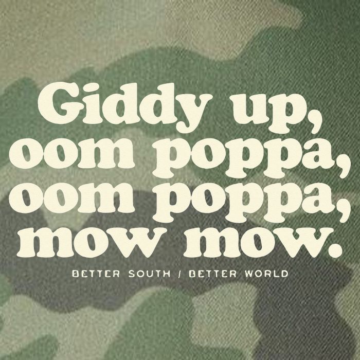 Giddy Up Oom Poppa Omm Poppa Mow Mow Better South Better Legacy Tie Dye Trucker Hat