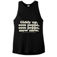 Giddy Up Oom Poppa Omm Poppa Mow Mow Better South Better Ladies PosiCharge Tri-Blend Wicking Tank