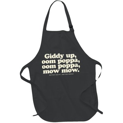 Giddy Up Oom Poppa Omm Poppa Mow Mow Better South Better Apron