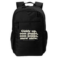 Giddy Up Oom Poppa Omm Poppa Mow Mow Better South Better Backpack