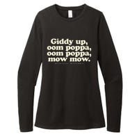 Giddy Up Oom Poppa Omm Poppa Mow Mow Better South Better Womens CVC Long Sleeve Shirt