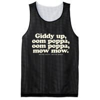 Giddy Up Oom Poppa Omm Poppa Mow Mow Better South Better Mesh Reversible Basketball Jersey Tank