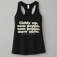 Giddy Up Oom Poppa Omm Poppa Mow Mow Better South Better Womens Tank Top