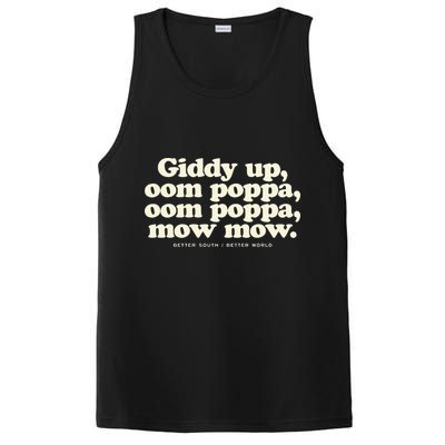 Giddy Up Oom Poppa Omm Poppa Mow Mow Better South Better PosiCharge Competitor Tank