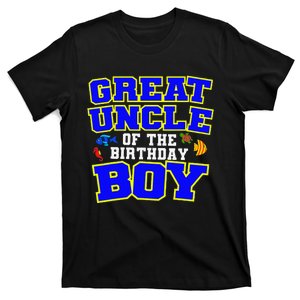 Great Uncle Of The Birthday Fishing Theme Bday T-Shirt