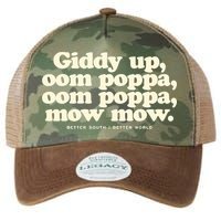 Giddy Up Oom Poppa Omm Poppa Mow Mow Better South Better Legacy Tie Dye Trucker Hat