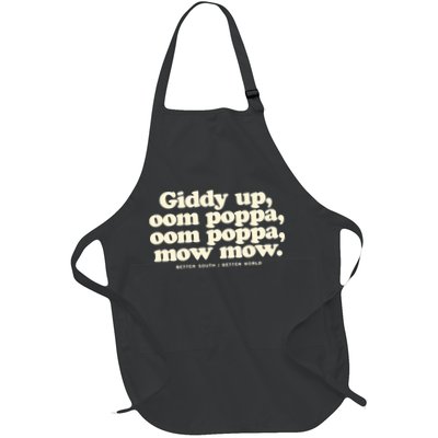 Giddy Up Oom Poppa Omm Poppa Mow Mow Better South Better Apron