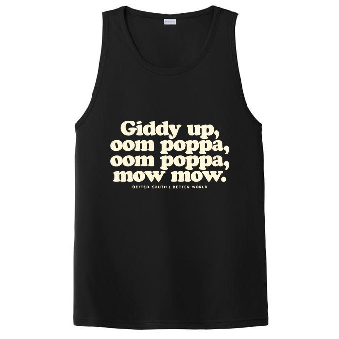 Giddy Up Oom Poppa Omm Poppa Mow Mow Better South Better PosiCharge Competitor Tank