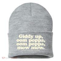Giddy Up Oom Poppa Omm Poppa Mow Mow Better South Better Sustainable Knit Beanie