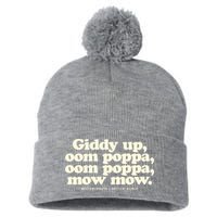 Giddy Up Oom Poppa Omm Poppa Mow Mow Better South Better Pom Pom 12in Knit Beanie
