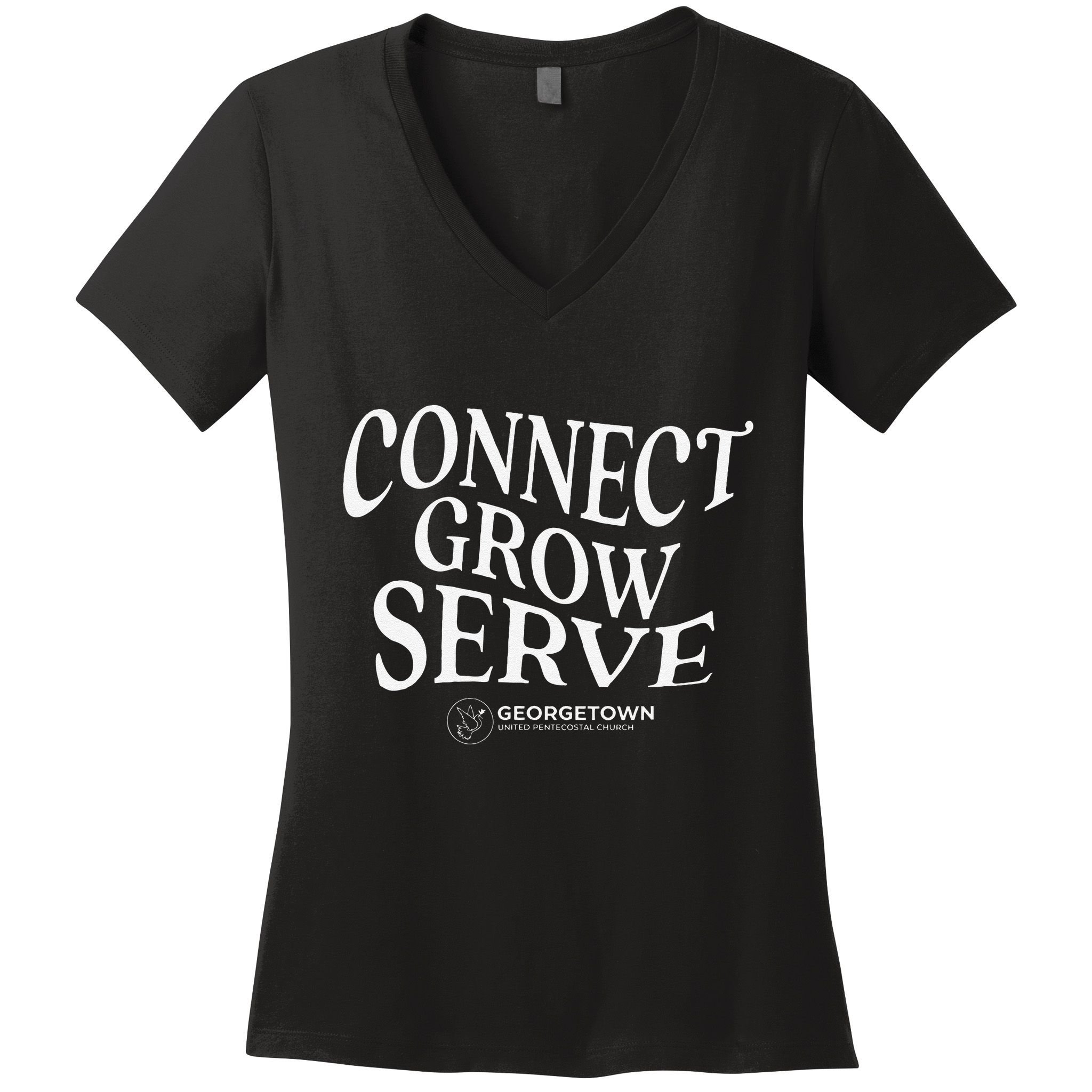 Georgetown United Pentecostal Church Women's V-Neck T-Shirt