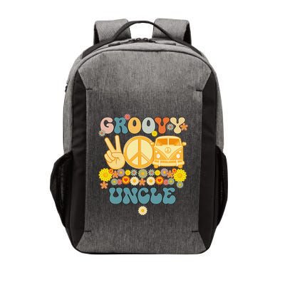 Groovy Uncle Retro Matching Family Baby Shower Father's Day Vector Backpack