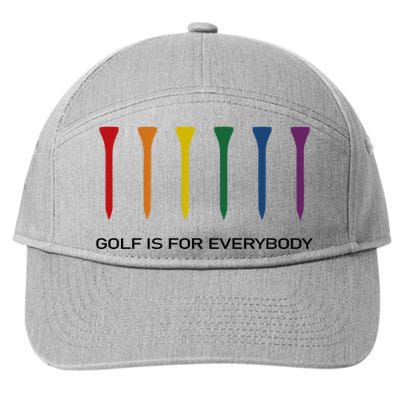 Ground Under Repair Golf Is For Everybody 7-Panel Snapback Hat