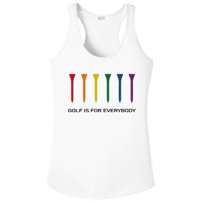 Ground Under Repair Golf Is For Everybody Ladies PosiCharge Competitor Racerback Tank