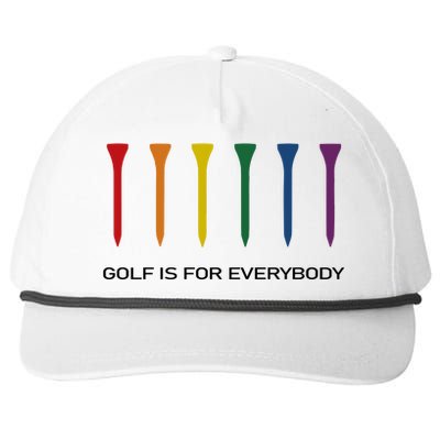 Ground Under Repair Golf Is For Everybody Snapback Five-Panel Rope Hat