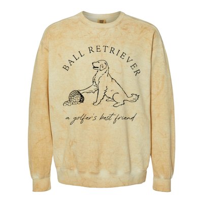 Ground Under Repair Ball Retriever Colorblast Crewneck Sweatshirt