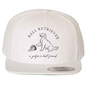 Ground Under Repair Ball Retriever Wool Snapback Cap