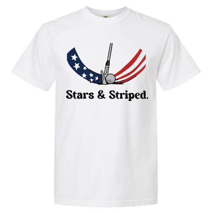 Ground Under Repair Stars Striped Garment-Dyed Heavyweight T-Shirt