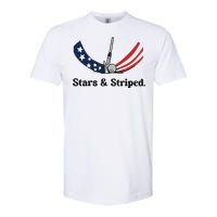 Ground Under Repair Stars Striped Softstyle CVC T-Shirt