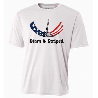 Ground Under Repair Stars Striped Cooling Performance Crew T-Shirt