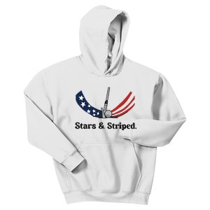 Ground Under Repair Stars Striped Kids Hoodie