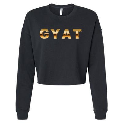 GYAT Unforgotten Rizz Cropped Pullover Crew