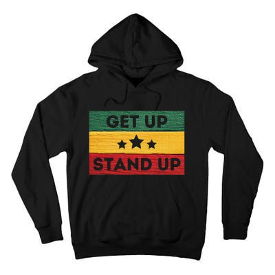 Get Up Stand Up Reggae Tall Hoodie