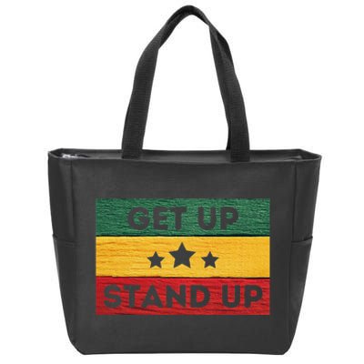 Get Up Stand Up Reggae Zip Tote Bag