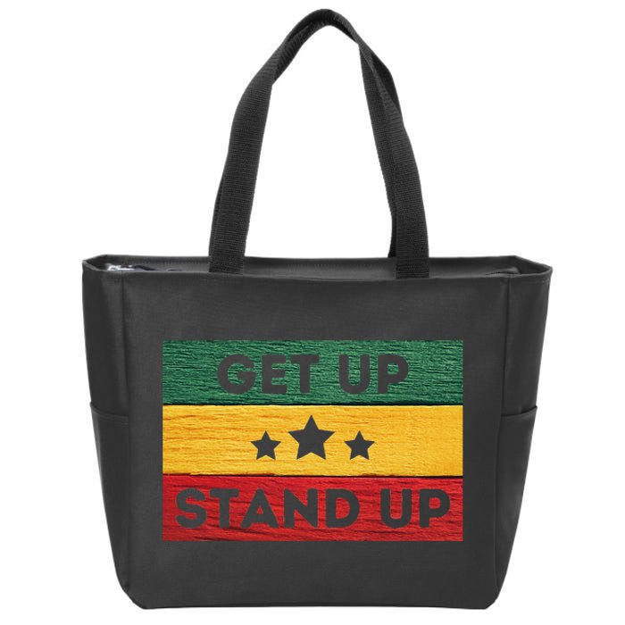 Get Up Stand Up Reggae Zip Tote Bag