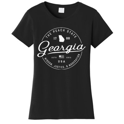 Georgia  Us State Travel Vacation Ga Usa Women's T-Shirt