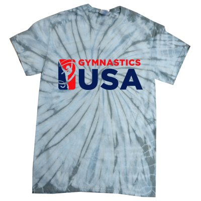 Gymnastics Usa Support The T.E.A.M. U.S.A Flag Tie-Dye T-Shirt