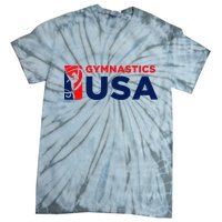 Gymnastics Usa Support The T.E.A.M. U.S.A Flag Tie-Dye T-Shirt