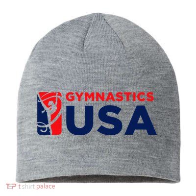 Gymnastics Usa Support The T.E.A.M. U.S.A Flag Sustainable Beanie
