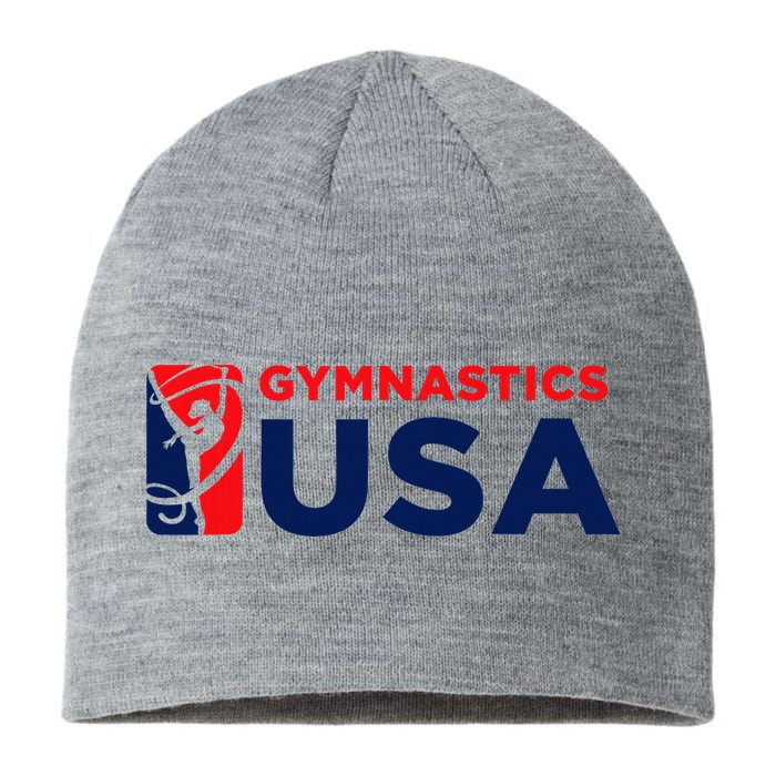 Gymnastics Usa Support The T.E.A.M. U.S.A Flag Sustainable Beanie
