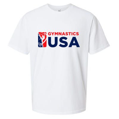 Gymnastics Usa Support The T.E.A.M. U.S.A Flag Sueded Cloud Jersey T-Shirt