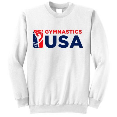 Gymnastics Usa Support The T.E.A.M. U.S.A Flag Sweatshirt