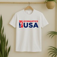 Gymnastics Usa Support The T.E.A.M. U.S.A Flag T-Shirt