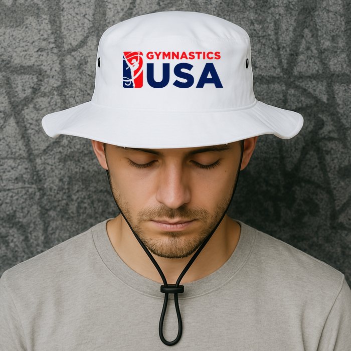 Gymnastics Usa Support The T.E.A.M. U.S.A Flag Bucket Hat