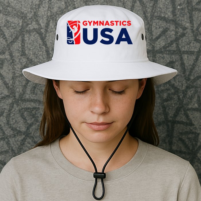 Gymnastics Usa Support The T.E.A.M. U.S.A Flag Bucket Hat