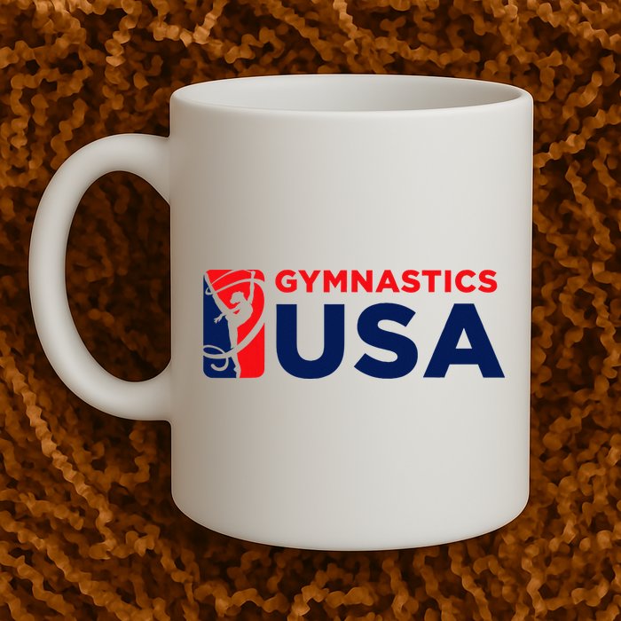 Gymnastics Usa Support The T.E.A.M. U.S.A Flag Mug