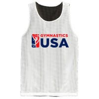Gymnastics Usa Support The T.E.A.M. U.S.A Flag Mesh Reversible Basketball Jersey Tank