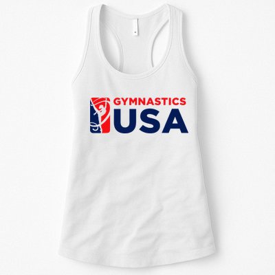 Gymnastics Usa Support The T.E.A.M. U.S.A Flag Womens Tank Top