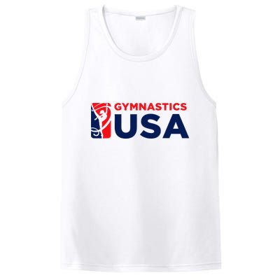 Gymnastics Usa Support The T.E.A.M. U.S.A Flag PosiCharge Competitor Tank