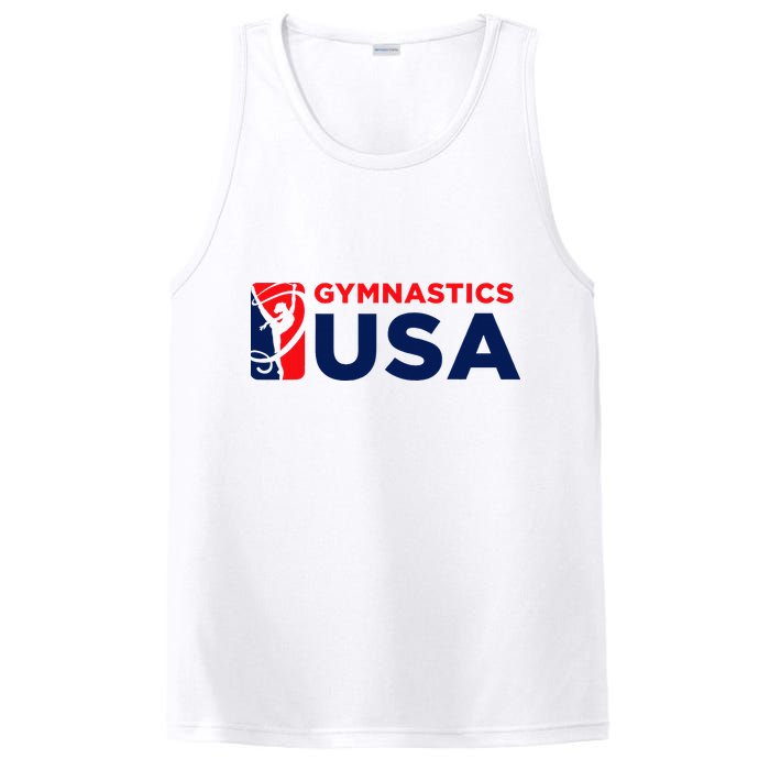 Gymnastics Usa Support The T.E.A.M. U.S.A Flag PosiCharge Competitor Tank