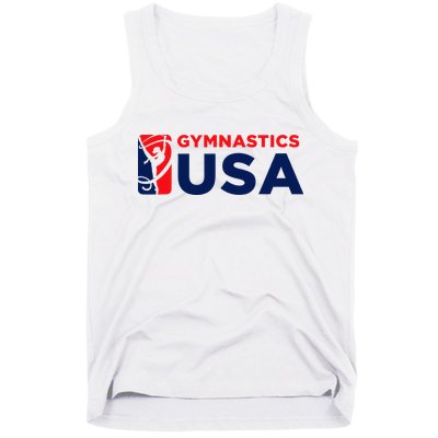 Gymnastics Usa Support The T.E.A.M. U.S.A Flag Tank Top