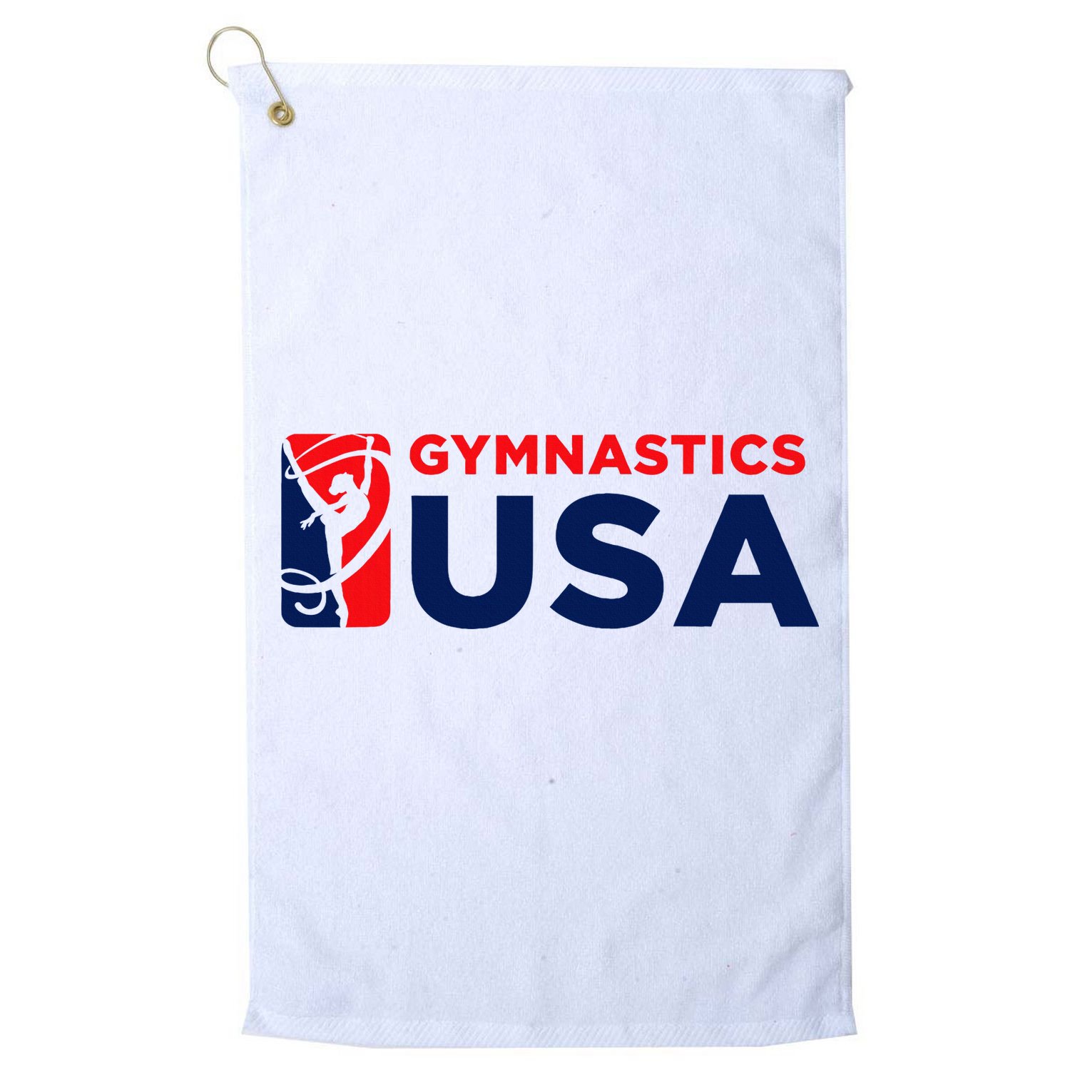 Gymnastics Usa Support The T.E.A.M. U.S.A Flag Golf Towel