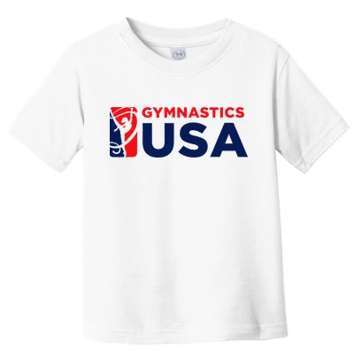 Gymnastics Usa Support The T.E.A.M. U.S.A Flag Toddler T-Shirt