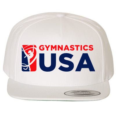 Gymnastics Usa Support The T.E.A.M. U.S.A Flag Wool Snapback Cap