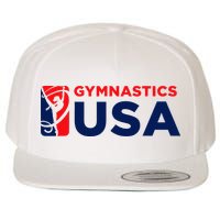 Gymnastics Usa Support The T.E.A.M. U.S.A Flag Wool Snapback Cap