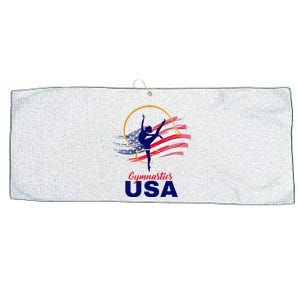 Gymnastics Usa Support Large Microfiber Waffle Golf Towel